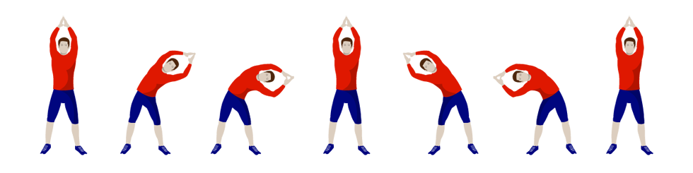 Flexiones laterales
